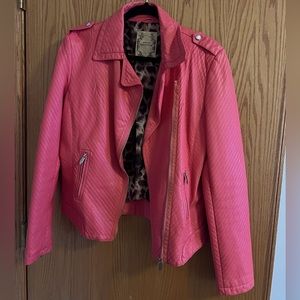 Downtown Coalition Faux Leather Jacket